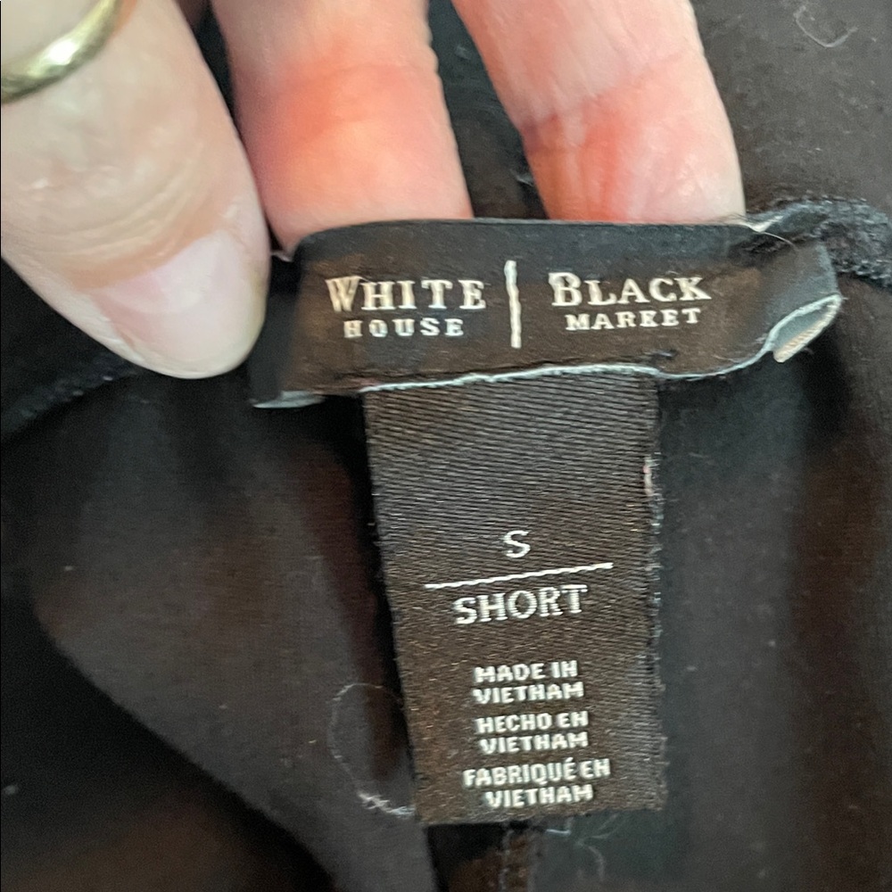 White House Black Market Black Leggings - Picture 2 of 6